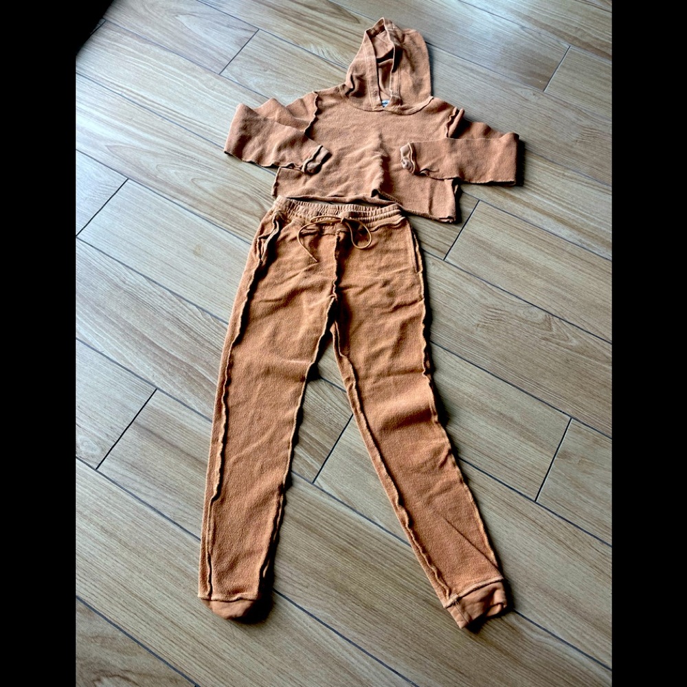 Danielle Guizo French terry jogger set. Only worn once.